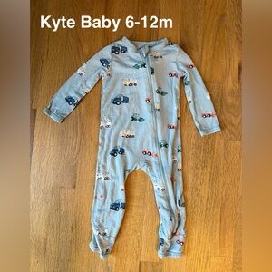 Kids One Piece with Vehicle Print - Blue